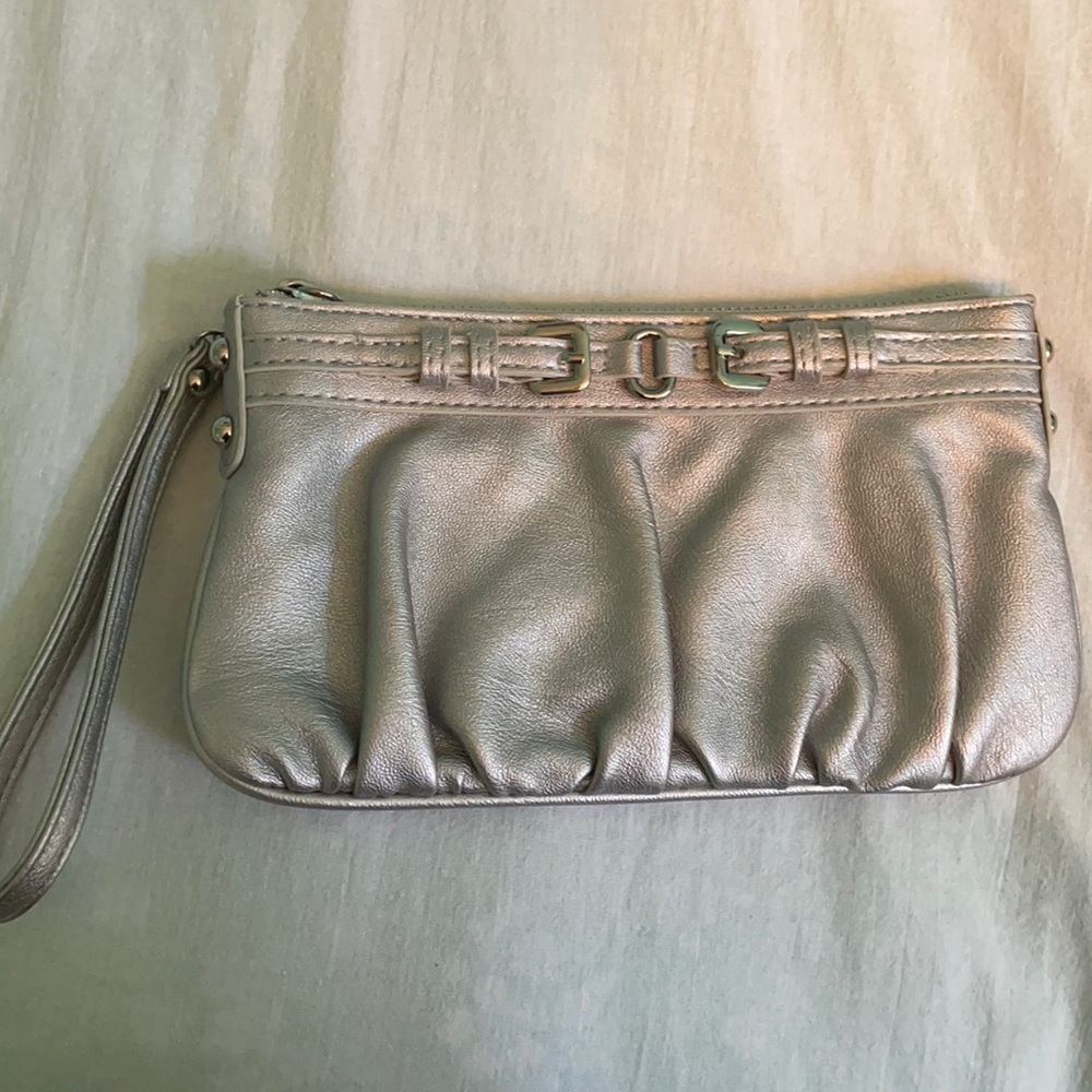 Express Silver Wristlet